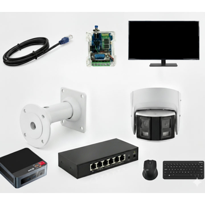 Panoramic Fixed Video Kit – Bluetooth (With PC)