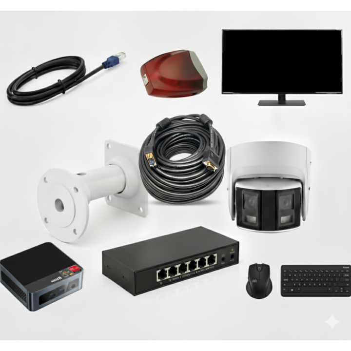 Panoramic Fixed Video Kit – Wired (With PC)